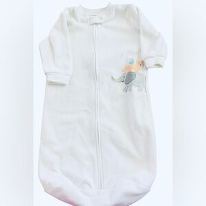 Carter's White Elephant Fox Fleece Sleeper Sack (BNWT)